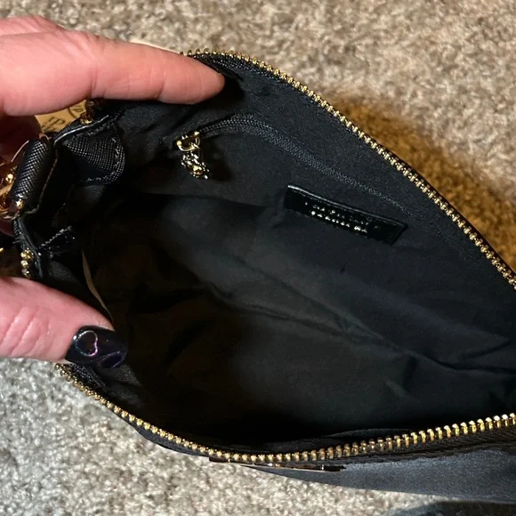 Valentino Black Crossbody Bag with Gold Accents - Picture 6 of 8